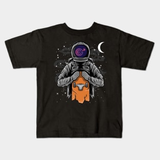 Astronaut Skate Evergrow Crypto EGC Coin To The Moon Crypto Token Cryptocurrency Wallet Birthday Gift For Men Women Kids Kids T-Shirt